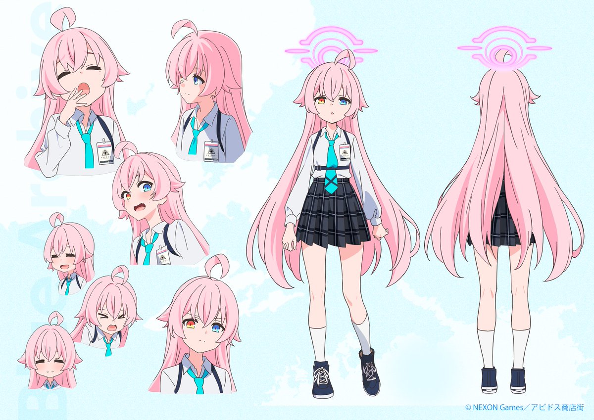 圖 蔚藍檔案TV動畫 小鳥遊星野人設公開