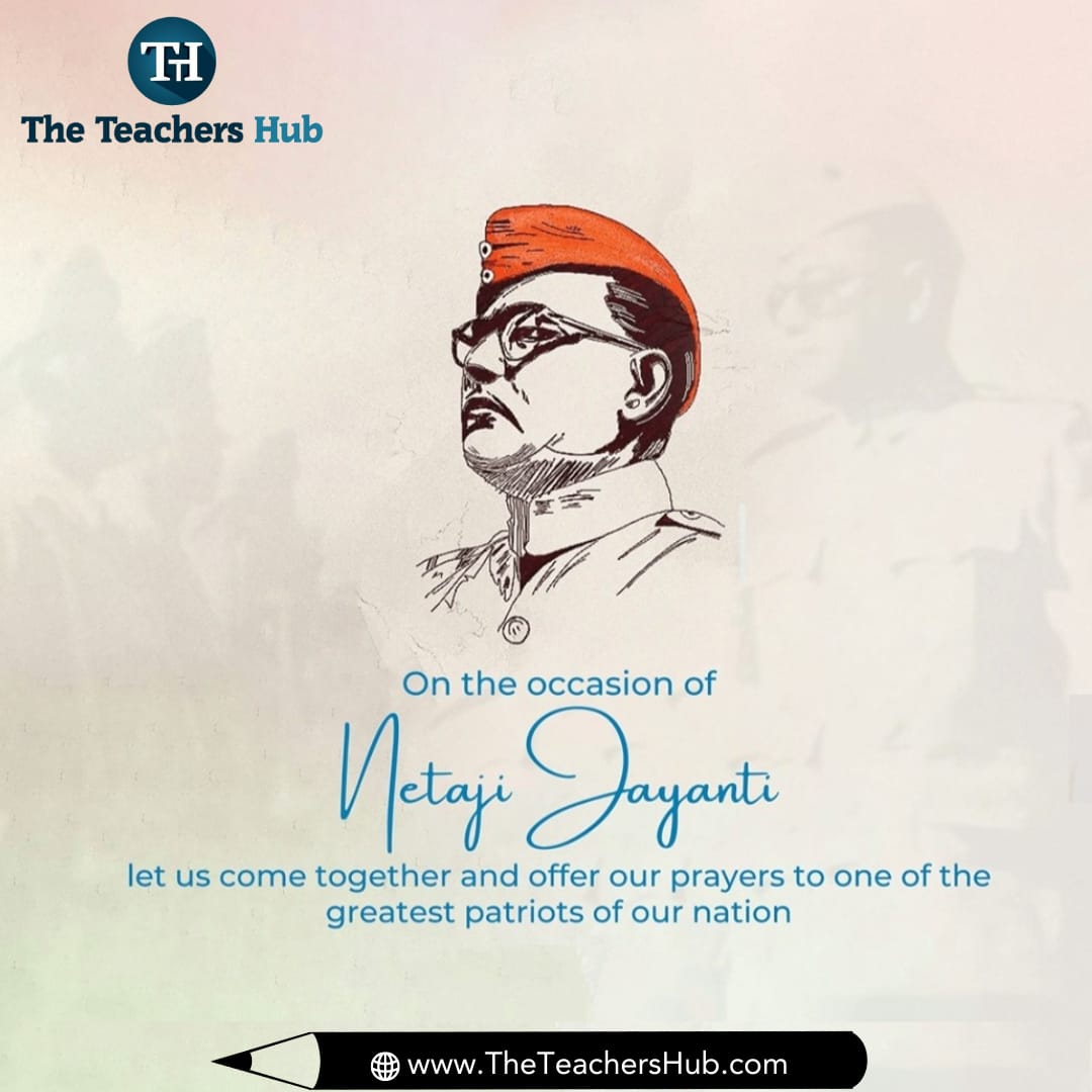 TheTeachersHub1's tweet photo. May Netaji’s unwavering spirit of Unity and Brotherhood guide us towards a future where all Indians Stand Together, Strong and United.

#tth #education #india #kolkatadiaries #23january #NetajiJayanti #NetajiSubhasChandraBose #teacher #Netaji https://t.co/IrKwmC3AbG