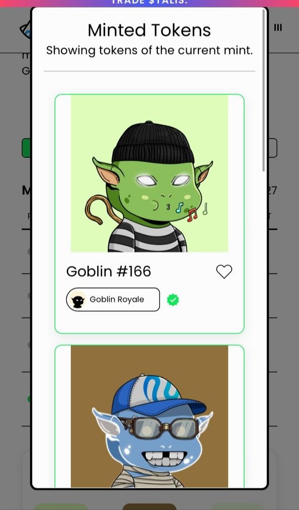 📣📣
HOU LALA 🔥🔥 <a href="/Goblin_INJ/">Goblin Royale **CLOSED**</a>
Even my friend <a href="/aladjimams/">aladjimams19 | FRINJECTIVE</a> minted
He gets some issue with X, then I show you his nft
Dont fade 
👉.injective.talis.art/launchpad