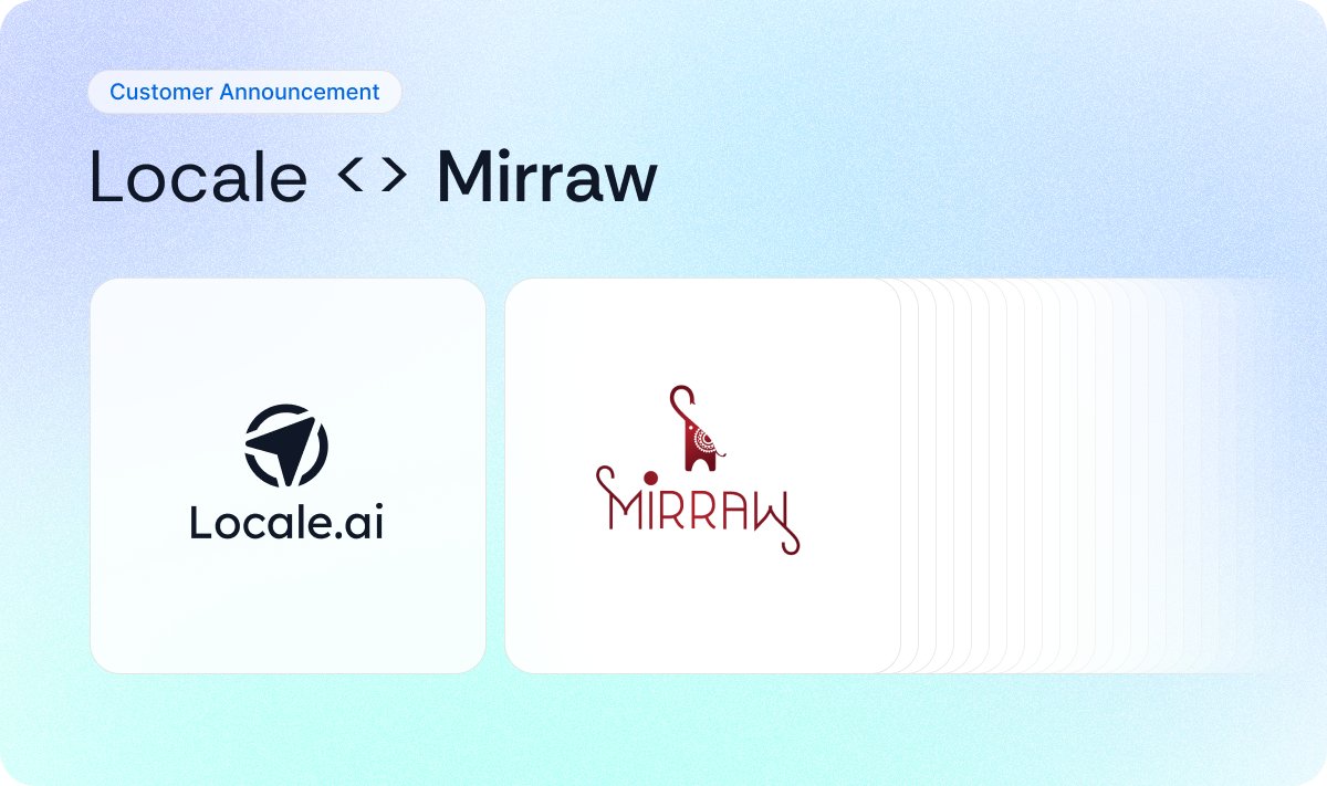 aditiuncut's tweet photo. We're making waves in the D2C space 🎉

@Localeai has partnered with @MirrawDesigns.

Mirraw is an online marketplace that specializes in Indian ethnic wear, jewellery, and accessories. They have a catalogue of over 500k products and boast of 3 million customers worldwide. https://t.co/Lh92XTO07h