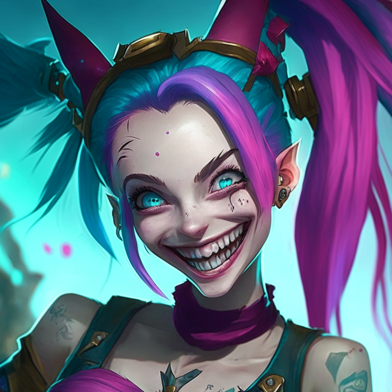 Hey Fishbones, should we blow something up?

#Arcane #Leagueoflegends #AiArt #AiContent #Art #Jinx #jinxed