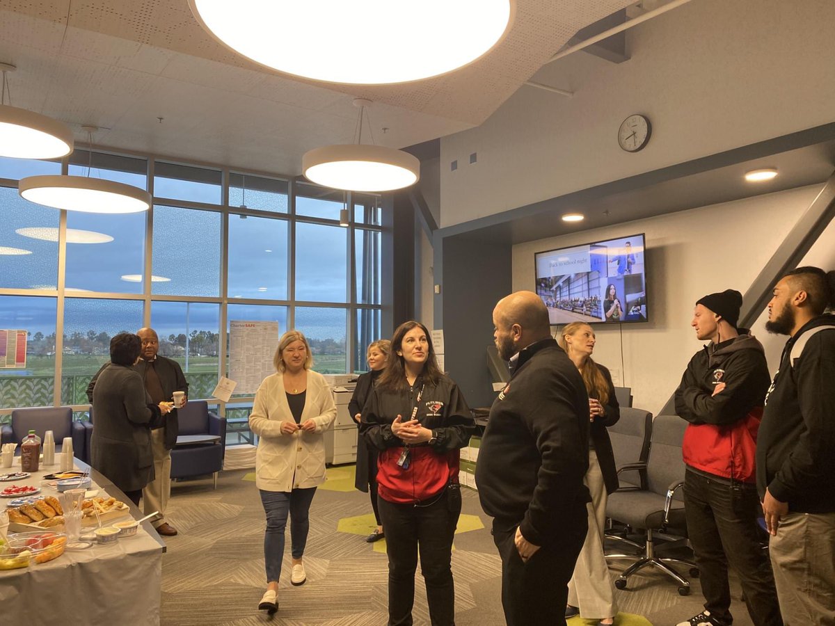 gcc_jsample's tweet image. Day 102- Our Cabinet team started the day at Futures High School for our next stop on the Coffee with Superintendent and Cabinet. Then we headed back to the office to plan for our upcoming Mid Year Board Retreat. #gcclevelup