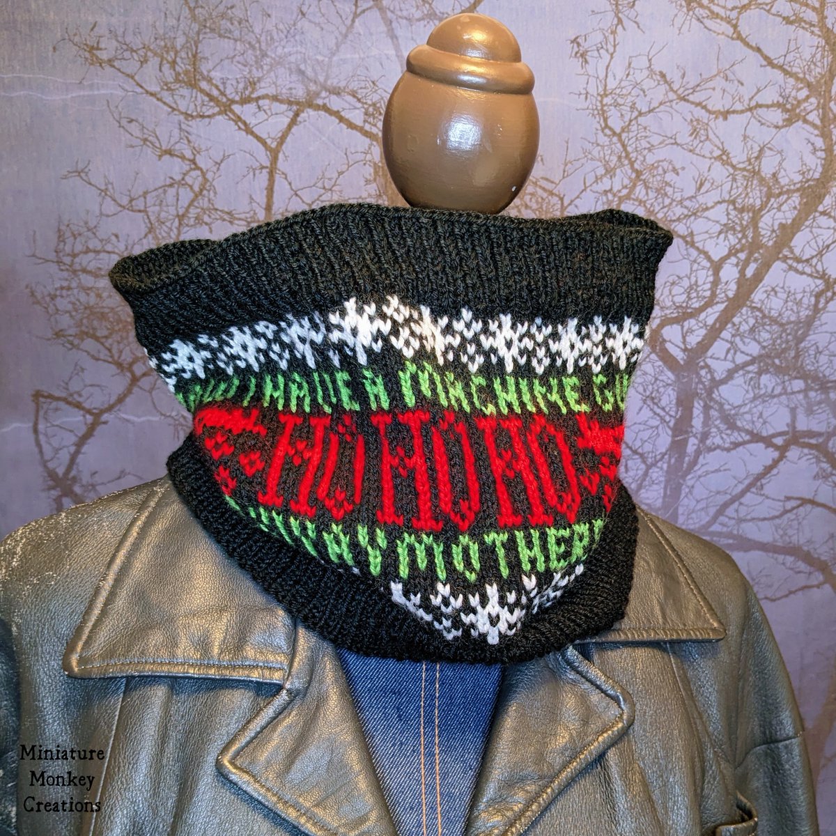MiniMonkeyCreat's tweet photo. Die Hard is a Christmas Movie. You know it. I know it. Now you can wear it. I hand knit this wonderfully ridiculous cowl in soft, easy-care acrylic.
#MiniMonkeyCreat #handmade #knit #cowl #DieHardChristmas #nsfw
$100 plus shipping https://t.co/0IZ26RTWTq