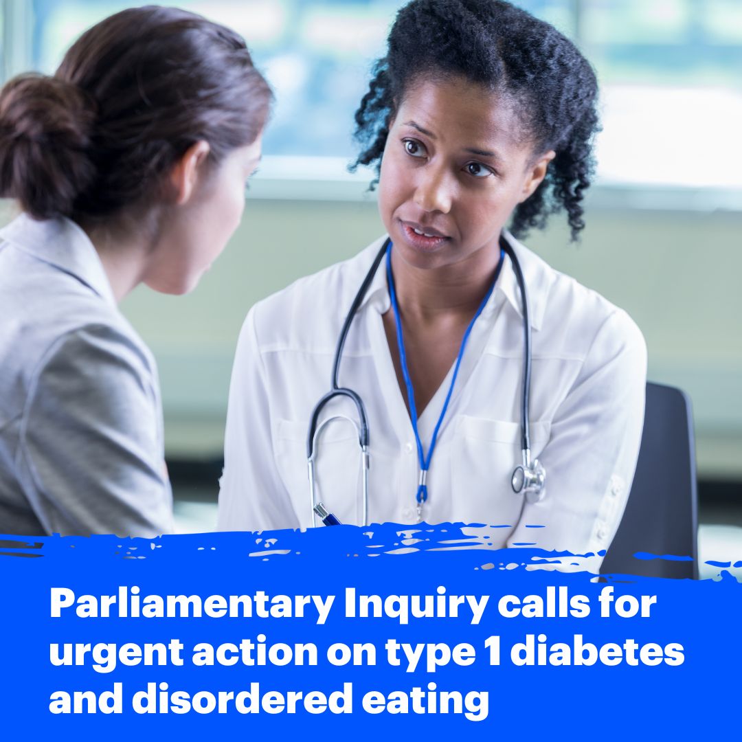 We’ve been supporting a Parliamentary Inquiry chaired by our Ambassador Rt. Hon. <a href="/theresa_may/">Theresa May</a> MP &amp; Sir George Howarth MP that calls for urgent action on #Type1Diabetes disordered eating (#T1DE) 💙 

⚠️Some may find this content distressing: bit.ly/47EH3Jb 

#GBDoc