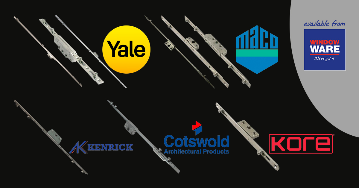 Sourcing espagnolette window locks? You’ll find a big range of brand-leading solutions at Window Ware, including inline & offset espag bars & twin cam espag bars to suit most prominent PVC, timber replacement & aluminium systems. @UKMACO @YaleDWS Browse: ow.ly/2ex250QsYqY