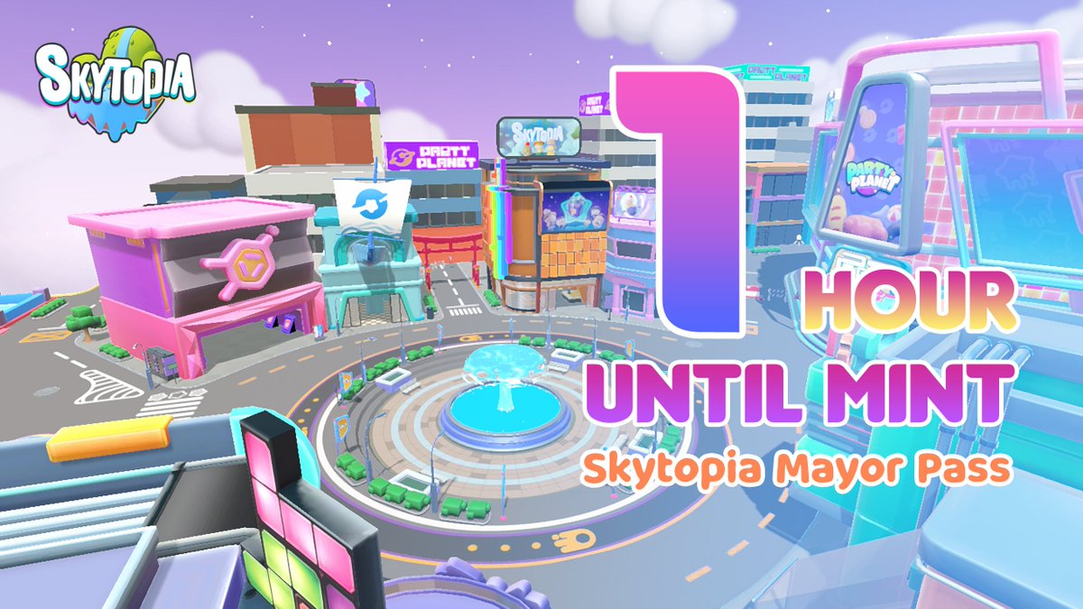 𝟏 𝐡𝐨𝐮𝐫 𝐮𝐧𝐭𝐢𝐥 𝐌𝐈𝐍𝐓!✨

Minting exclusively on xter.io!🎯

Your story of being a Skytopia mayor is about to unfold..