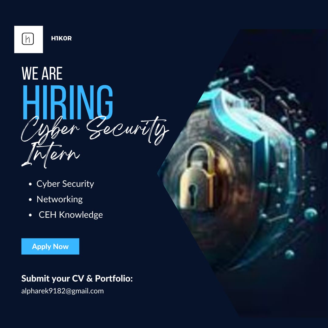 hacker_h1k0r's tweet image. We are #hiring #CyberSecurity #student .