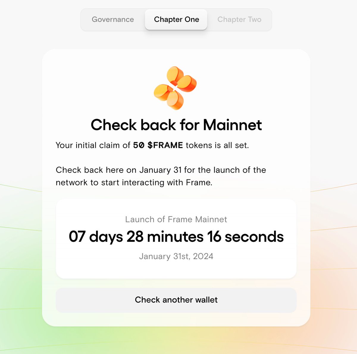 cointool's tweet photo. New Airdrops - $FRAME batch airdrop qualification query

quick check to see if you qualify

🔗 https://t.co/o2ll6OrHee

Official Website:
https://t.co/Yaz4mNpGvD

Airdrop Eligibility:
Any of your wallets that have traded NFTs have a chance to get it!

Keep building ⚒️ @cointool

#FRAME #Airdrops #CRYPTO