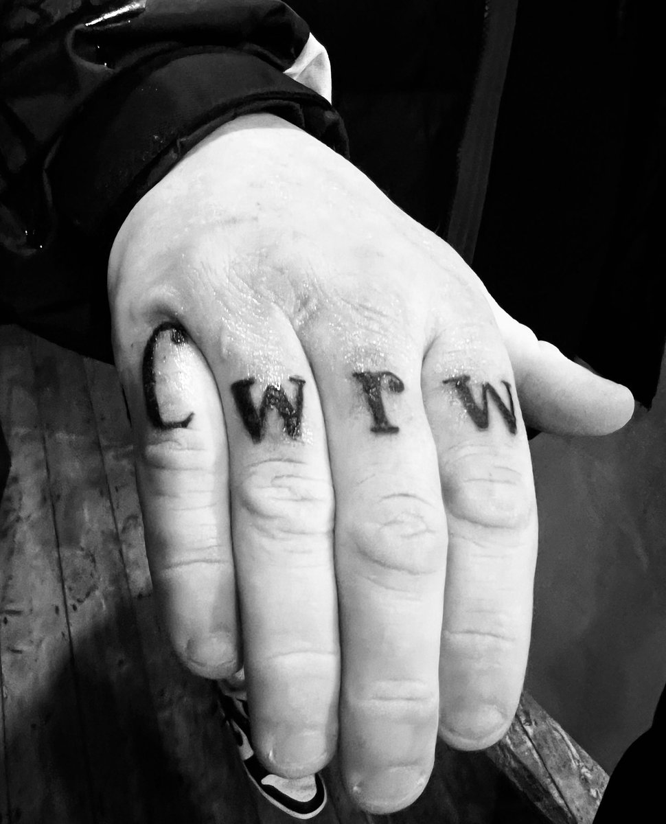 CwrwBar's tweet photo. “I’ll get a tattoo of CWRW if I can have 10% off for life” me “yeah ok then” (thinking he was no serious)
Next day….😳
#tattoolife #cwrw #carmarthen #love #dedication #madhead #crazystories #walesonline https://t.co/Dp7czJ80Gn