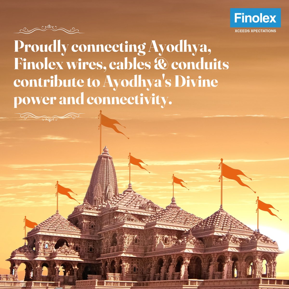 FinolexCables's tweet image. Powering the growth and construction of Ayodhya 🙏, the sacred home of Ram Mandir 🛕, with an extensive selection of Finolex wires, cables and conduits. Excited to contribute to this monumental development journey! 😊

#Finolexcables #AyodhyaDevelopment #RamMandir #Ayodhya