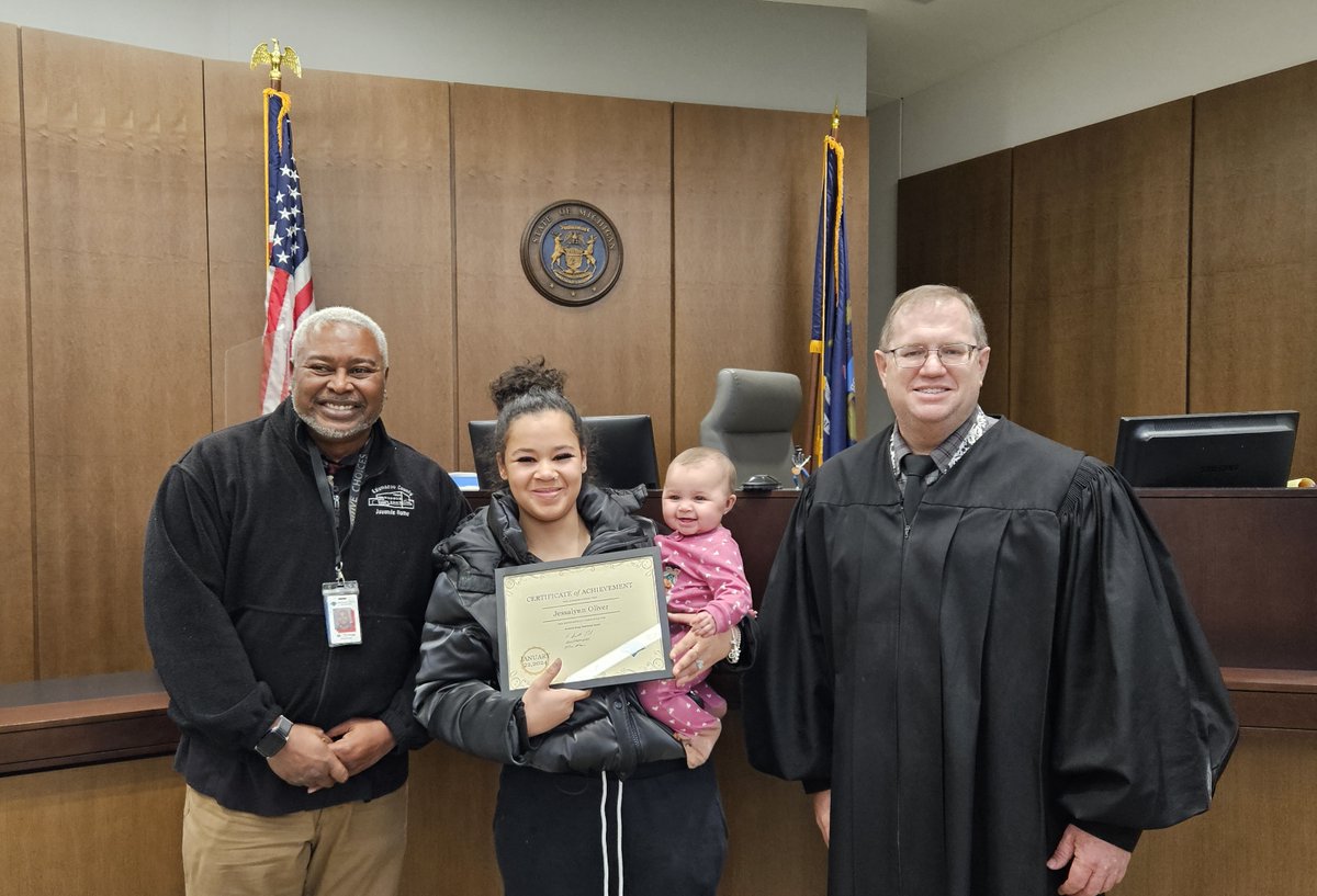 What a great way to start out 2024 with JDTCP! We are SO proud of this young lady. She works PT, attends school FT, is super smart, didn't submit one positive test the entire program and has goals! She is why our program exists! Keep making smart choices!