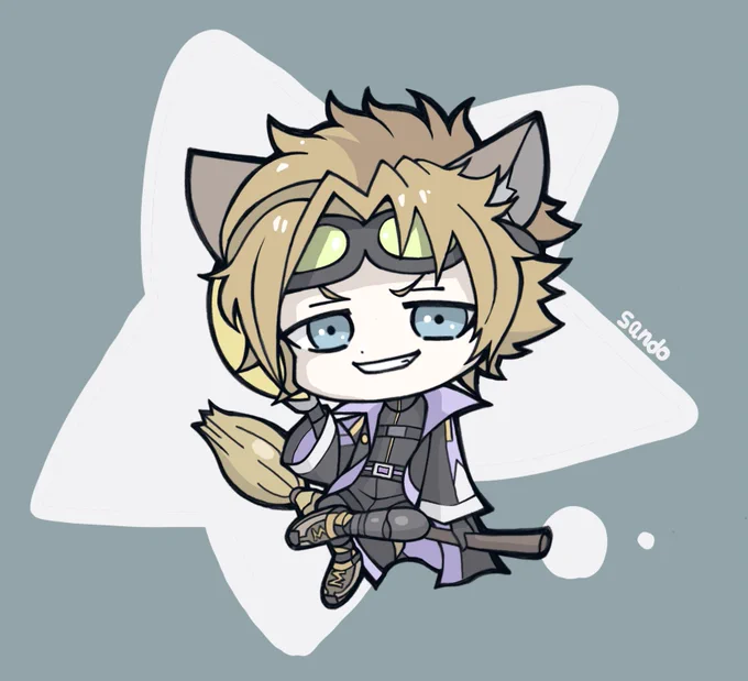 おまけで描いてたラギちゃんグルーヴィもかっこよかった#ツイステファンアート #twstファンアート 