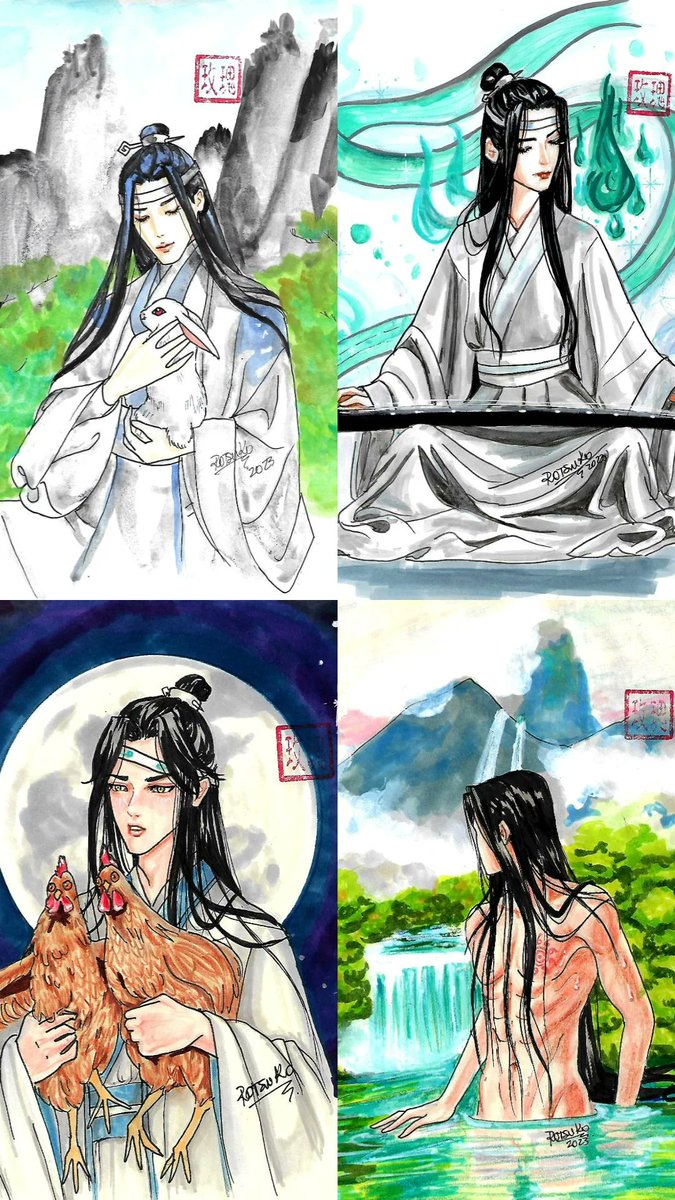 Rotsuko1's tweet photo. Feliz cumpleaños, Lan WangJi
#lanzhanbirthday
#LanWangjiDay 
#LanWangjibirthday
#lanzhanday
#LanWangji https://t.co/P6LRHPDU7s