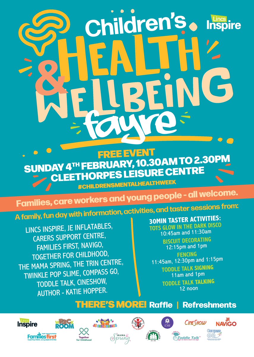 Free Wellbeing Fayre in support of #ChildrensMentalHealth