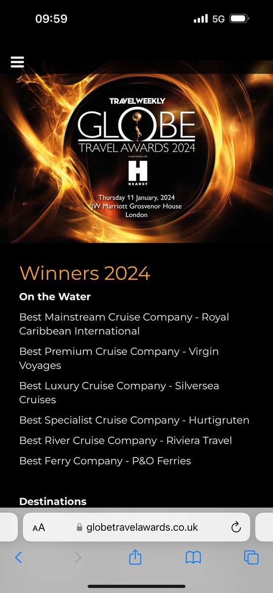 Awards News: P&O has won “Best Ferry Company 2024” at “the Oscars of the travel industry.” Less than 2 years ago, P&O illegally sacked 786 staff. P&O still pays the agency crews who it hired to replace them (and who helped secure this award) less than the UK minimum wage… 🧵