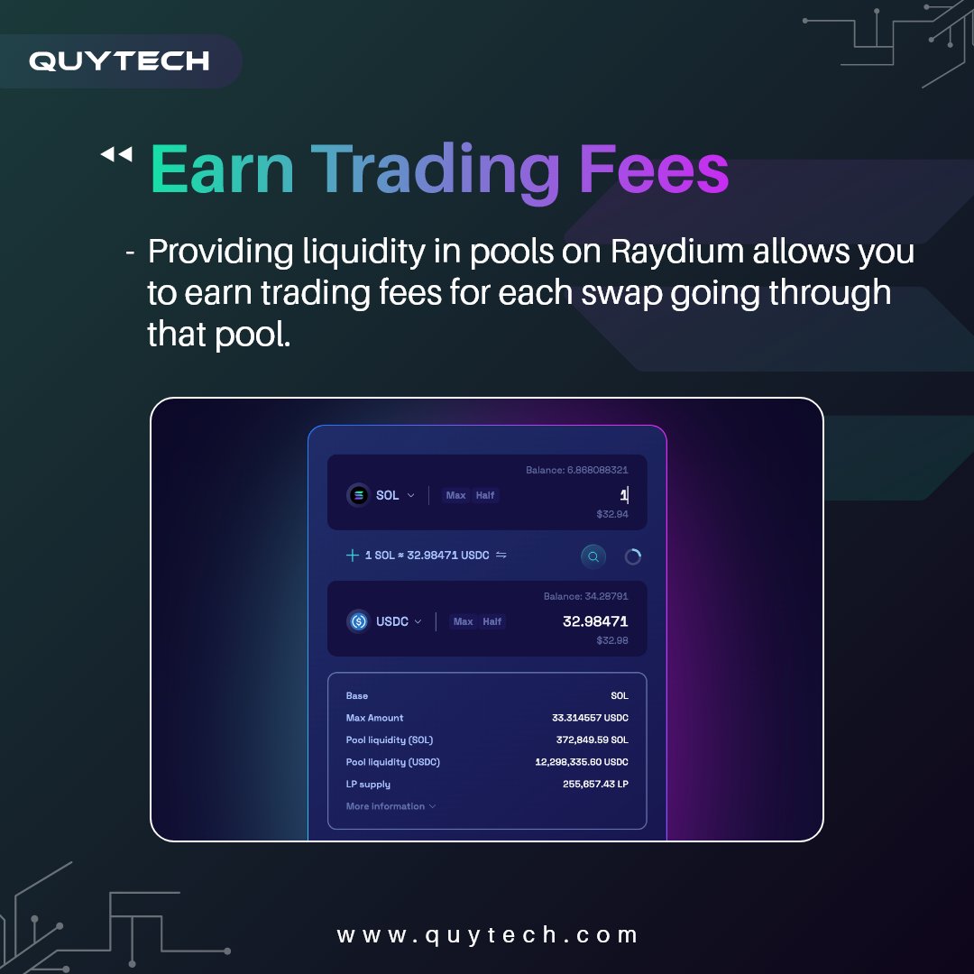 Quytech's tweet photo. Check out the unparalleled advantages of using Raydium, in the slides attached below. 

Connect with Team Quytech for a seamless journey to innovation. 

#raydium #Solana #SolanaRaydium #Solanajupiter #AI #Cryptotrading #Bitcoin #Innovation #RaydiumCrypto #AppDevelopment #Crypto https://t.co/OVUtA0nGhG