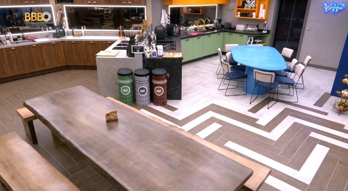 choquei's tweet photo. Após as inúmeras reclamações de ontem, Davi não arrumou a mesa do café da manhã de hoje #BBB24 https://t.co/jIOHMgXiUj
