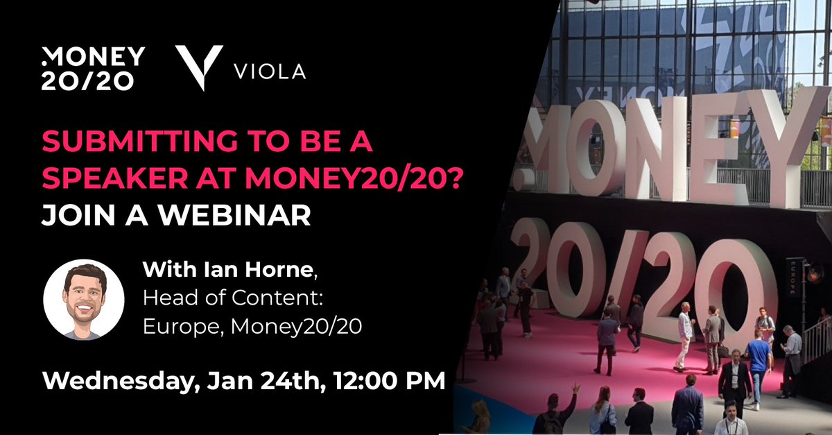 יזמי פינטק, אם אתם חולמים לדבר בכנס Money20/20 תעלו על השיחה הזו מחר בשעה 12:00 ותקבלו כמה עצות זהב מאיאן מנהל התוכן של האירוע. us02web.zoom.us/meeting/regist…