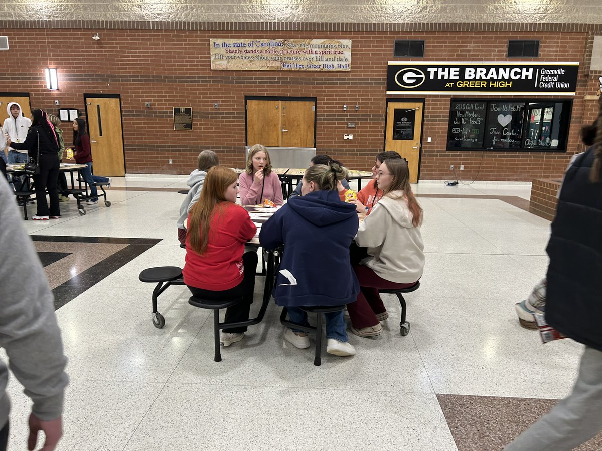 Last Friday the GHS Freshman Academy celebrated students who made the Honor Roll in Quarter 2!  Students were treated to certificates, cupcakes and snacks!  Wonderful job and keep up the hard work!!
#wearegreer #GreerGRIT