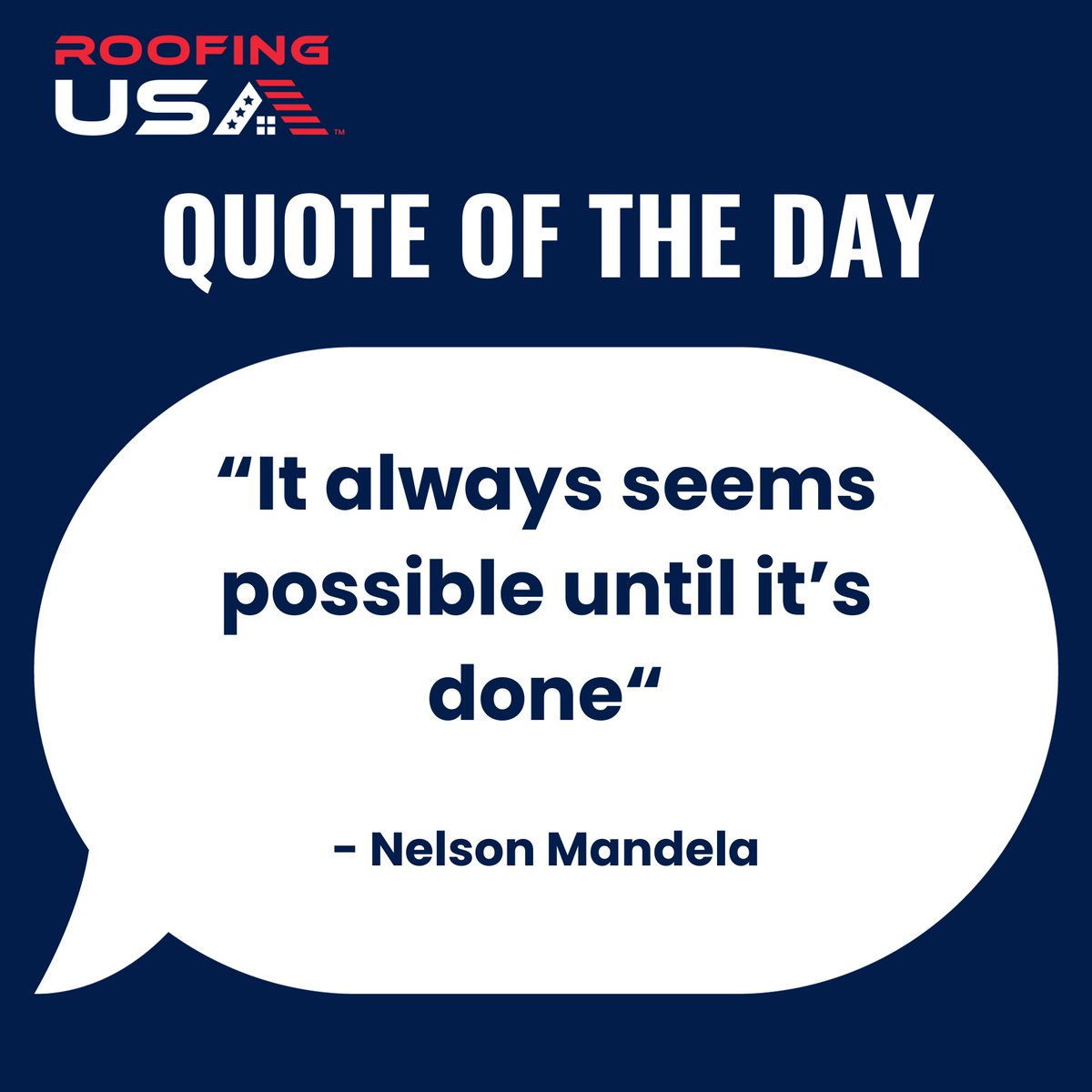 roofingusallc's tweet photo. Good morning ☀️  Your journey is a symphony of strength and determination; play it loud and proud! Have a great week 💪 https://t.co/Bsitxcb8cZ