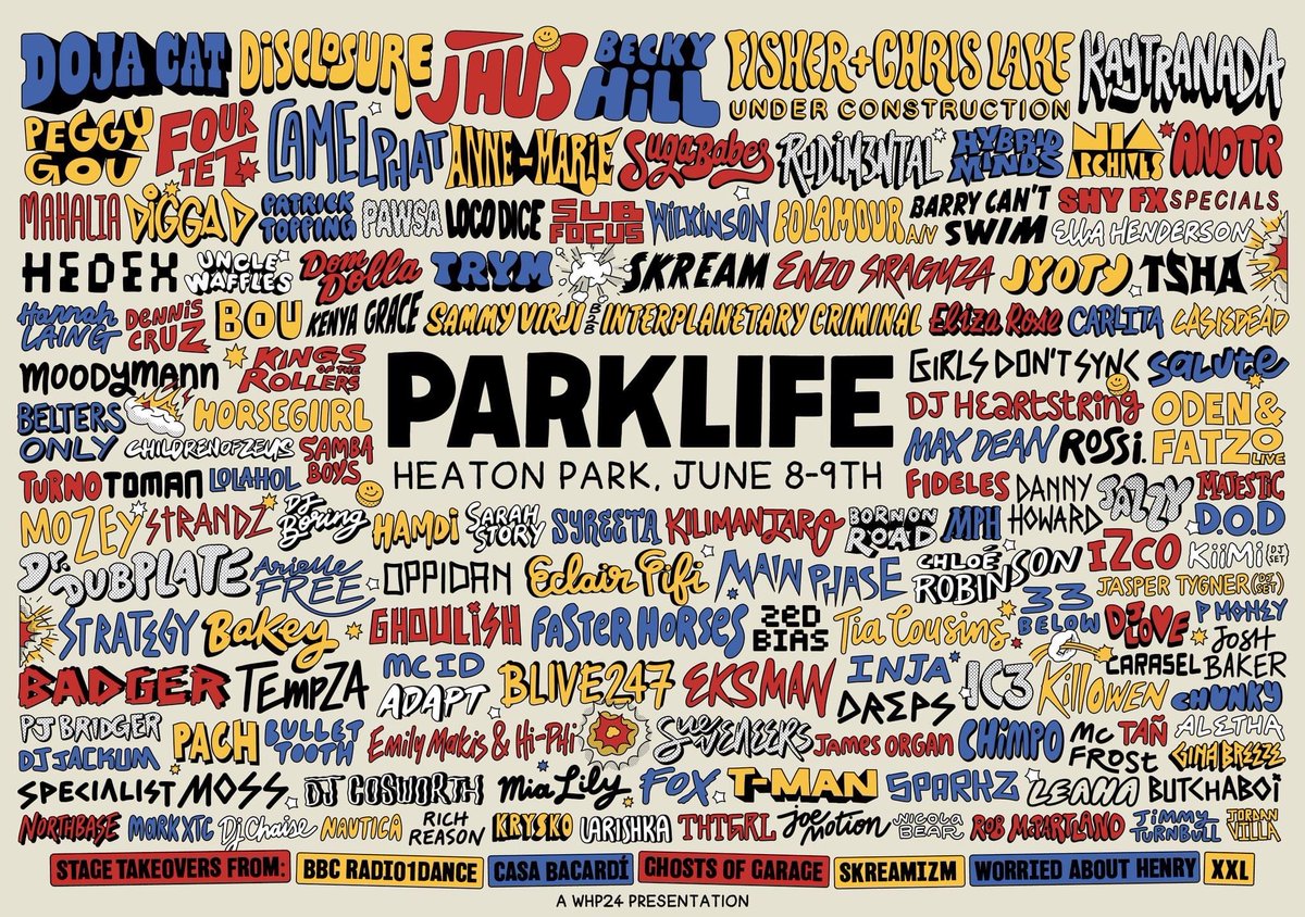 PARKLIFE have finally announced their 2024 lineup; featuring @dojacat @disclosure @rudimental @beckyhill @camelphat @annemarie and more! 🚀 Who are you most looking forward to seeing underneath the @parklifefest sun🌞? Tell us below ⬇️