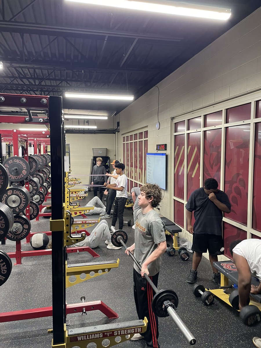 Coach_Atkins's tweet image. Feels great to be back at morning workouts after our snow week!!!
#committed