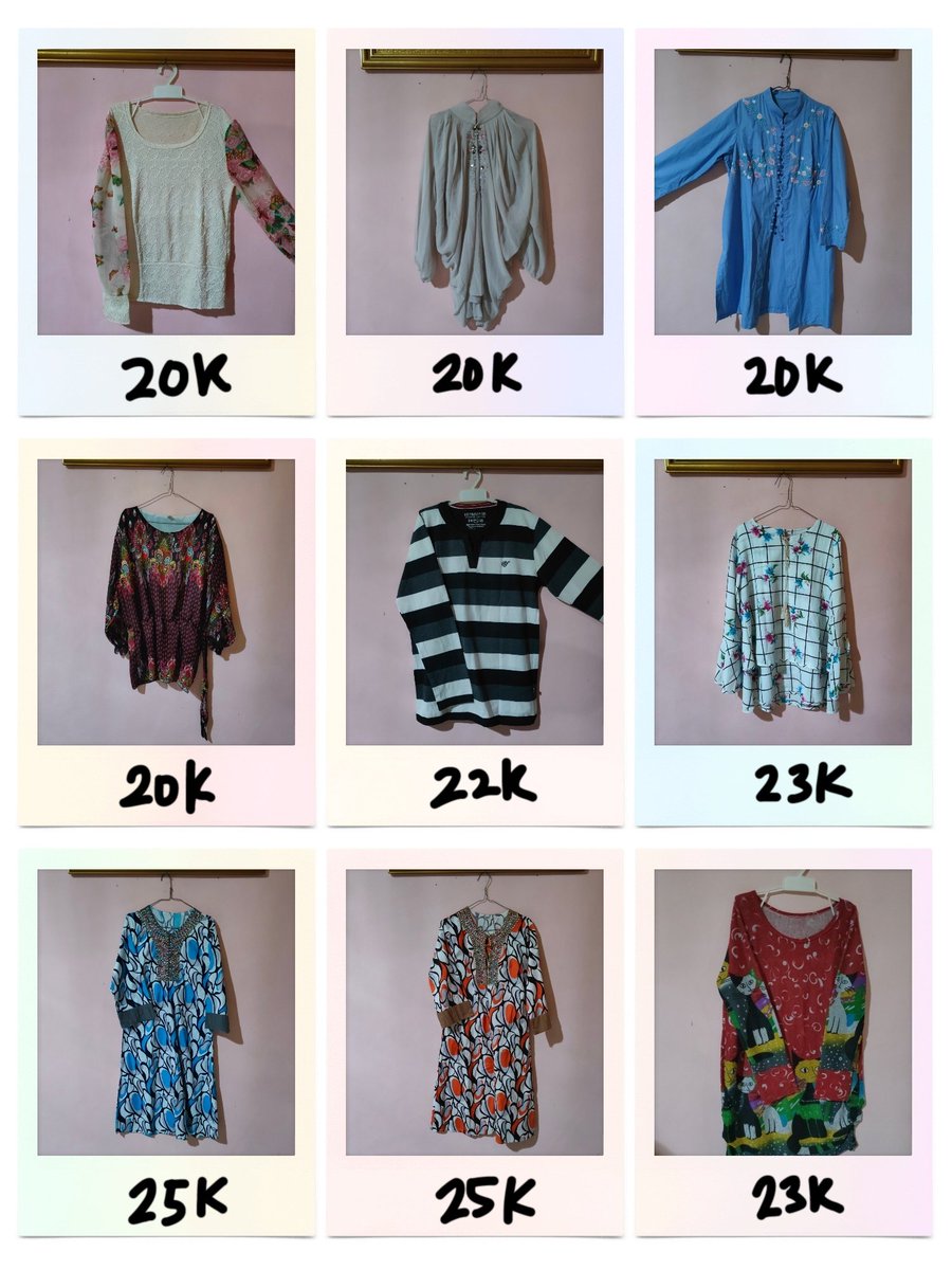 yoontenst's tweet photo. WTS baju, blouse, sweater, rok, gamis dan celana thrift preloved start from 15k - 35k

📍domisili bandar lampung

✔️ co via shopee https://t.co/lEWHNLbrmg
✔️ include packing 
✔️ bisa via kurir dan maxim delivery untuk bandar lampung dan sekitarnya

#thrifting #thrift #baju #wts https://t.co/0KbHNi6pur