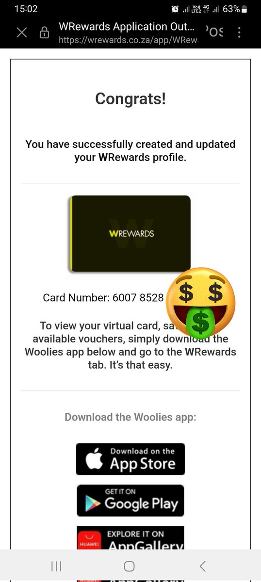 _IAmPasi's tweet photo. @Anele @WOOLWORTHS_SA Done 🎊 https://t.co/6bGijnR2tW