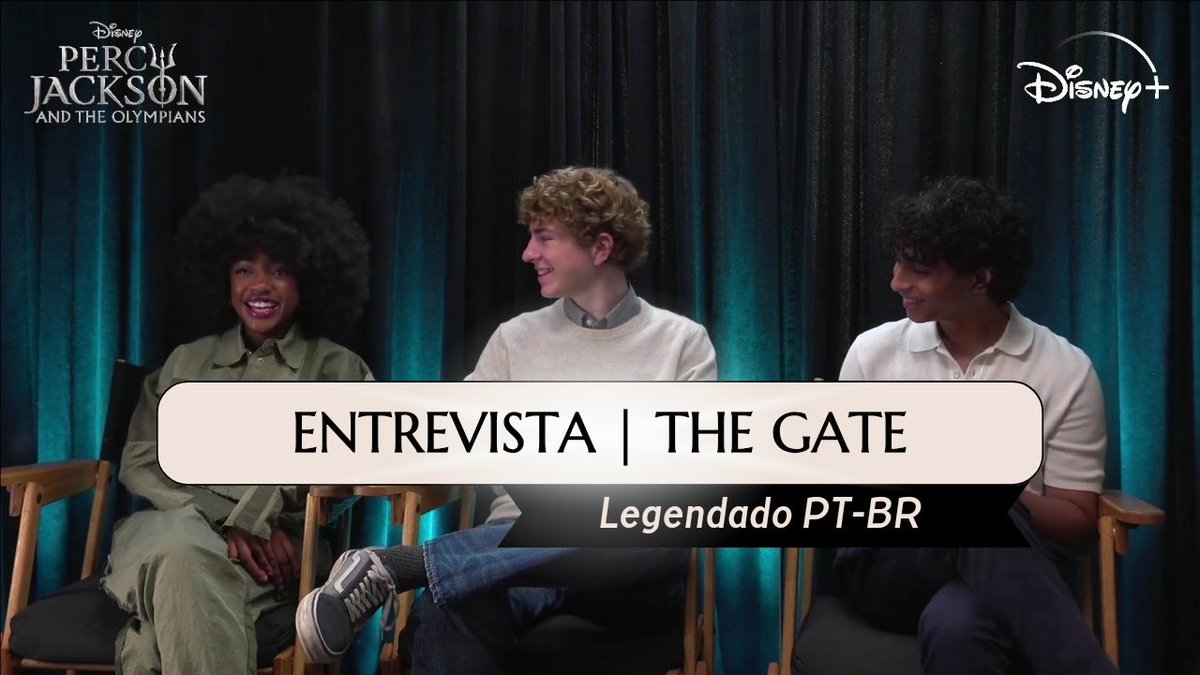 Leah Sava Jeffries, Walker Scobell e Aryan Simhadri, do elenco da série Percy Jackson e os Olimpianos, respondem perguntas para The GATE. Entrevista legendada em Português (Brasil).

Assista: youtu.be/Mk_wECOMfIo