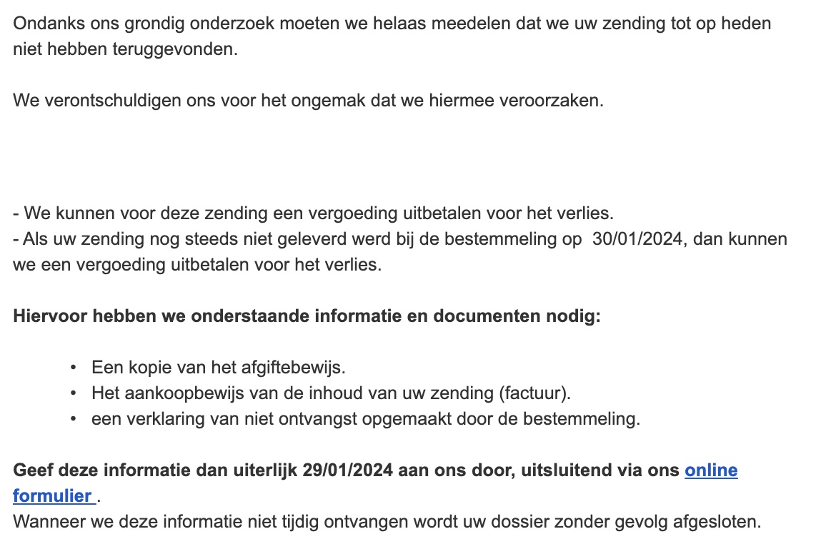 MattWilson4's tweet photo. @bpost_nl Wat is dit voor onzin? Het kost €36 om een pakje met passport documenten naar engeland te sturen, jullie doen het kwijt en dan moet ik documenten bezorgen om mijn geld terug te krijgen? (Ik ga een 'afgiftebewijs' nooit kunnen krijgen van de Britse passport office) https://t.co/meF1j1EaF5