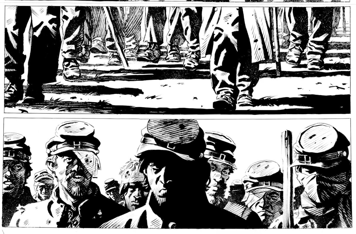 #LecombatdHenryFleming de #SteveCuzor est une prouesse esthétique remarquable au service des interrogations d'un jeune soldat perdu dans la poussière et les balles. #LaguerredeSecession vue de l'intérieur d'après le roman de #StephenCrane #Redbadgeofcourage <a href="/EditionsDupuis/">Éditions Dupuis</a>