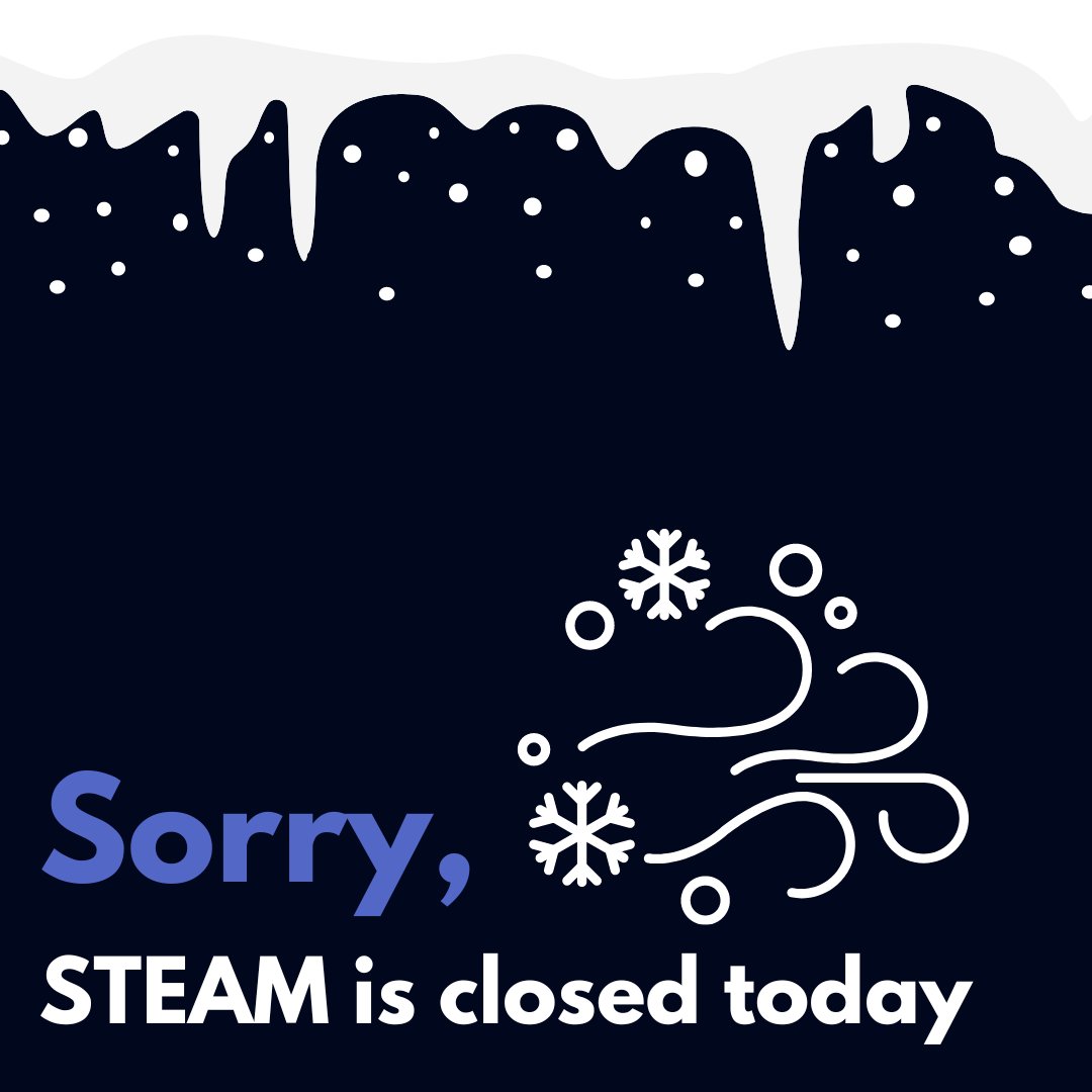 SNP STEAM Academy will be closed today as busses have been cancelled.