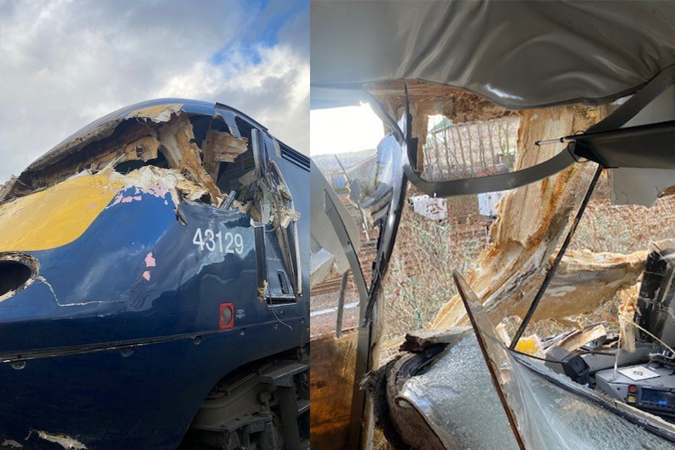 We’re investigating a collision between a passenger train and a tree on the line between Balmossie and Broughty Ferry, Angus, Scotland, 27 December 2023 gov.uk/government/new… #Dundee #Angus