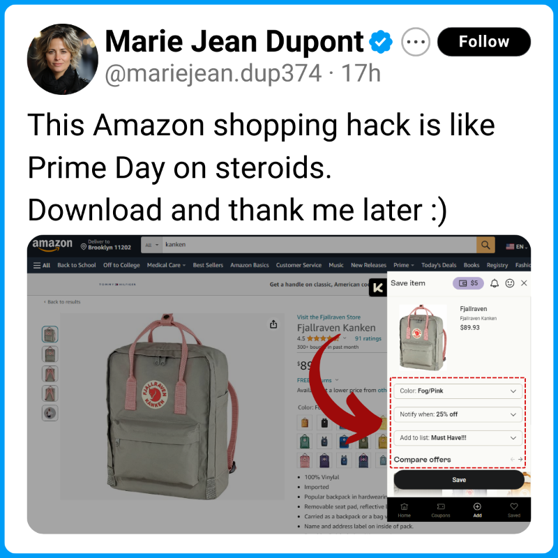 karma_shopping's tweet photo. Don't overpay on Amazon again! You're welcome.