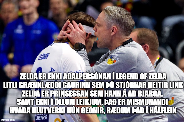 Langt síðan það droppaði svona gott meme template
Vísir/Vilhelm