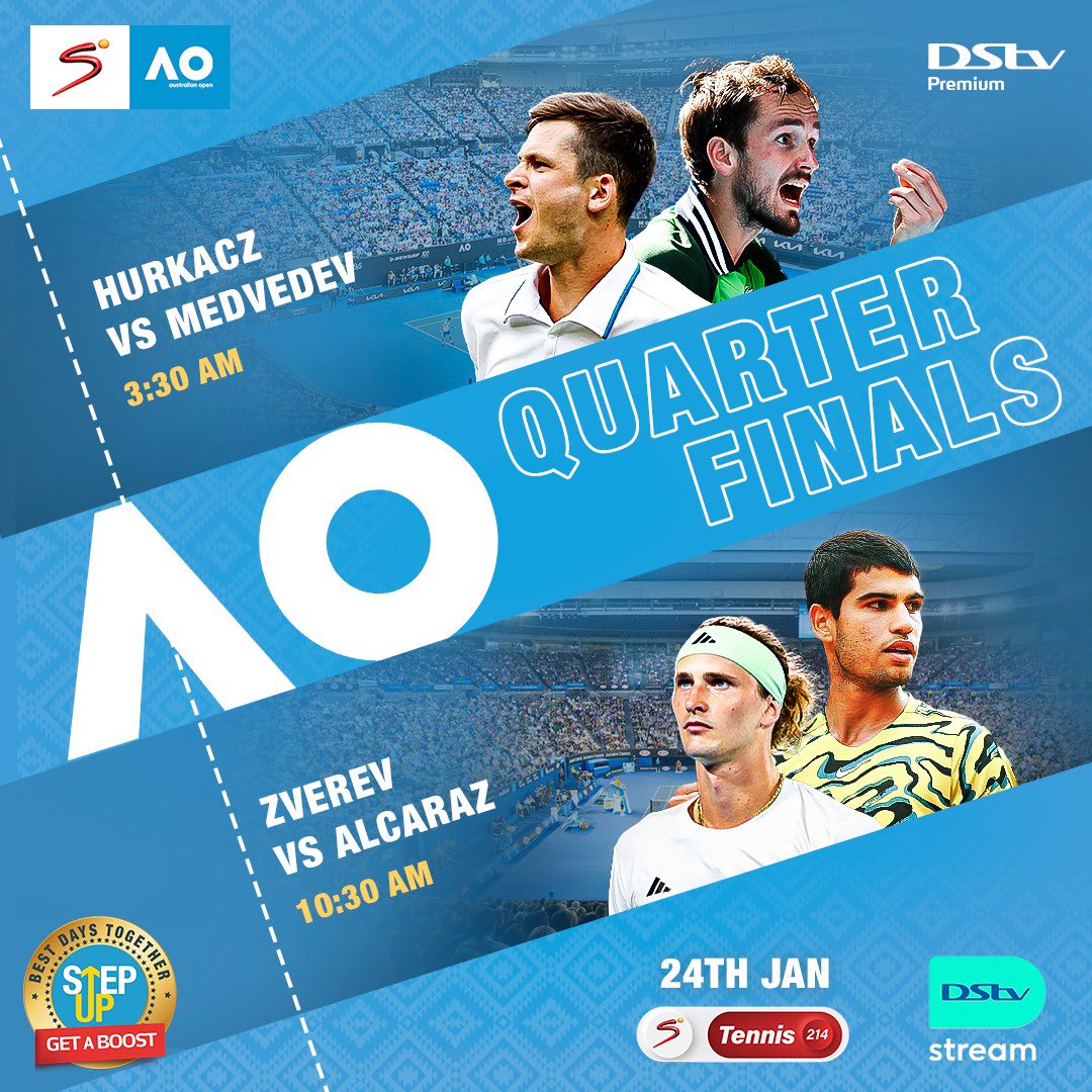 DStvNg's tweet image. Catch the Australian Open QuarterFinals on the go with DStv Stream. Wherever you are, witness the intensity, the passion, and the defining moments of tennis history. 

Don’t miss a single serve – stream it all, anytime, anywhere!
#australianopen #australianopen2023 #dstvnigeria