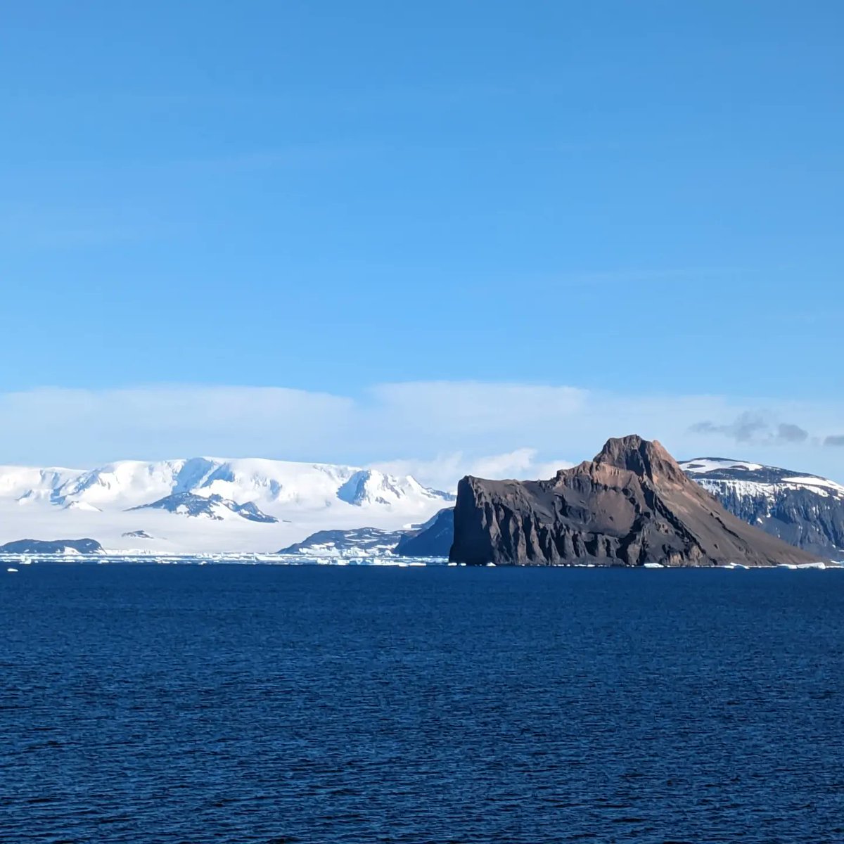 Beautiful scenery approaching James Ross Island this morning where the SDA drops off a field party later today.