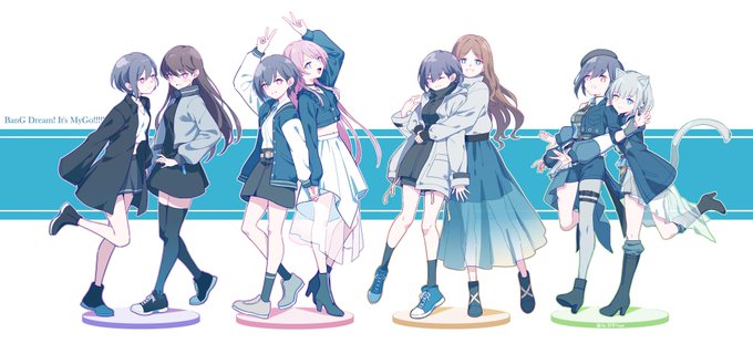 #バンドリ #MyGO 试着画不同的衣服