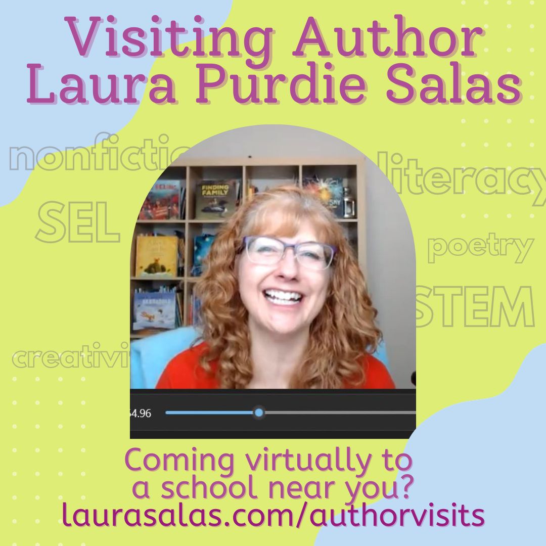 LauraPSalas's tweet photo. Calling all elementary science teachers! Many of my author visit programs connect to science and nature topics like weather, rocks, and animals. A perfect supplement for your students! https://t.co/TtUqs4pk7x #authorvisits #virtualauthorvisits https://t.co/jlMBqIWzeH