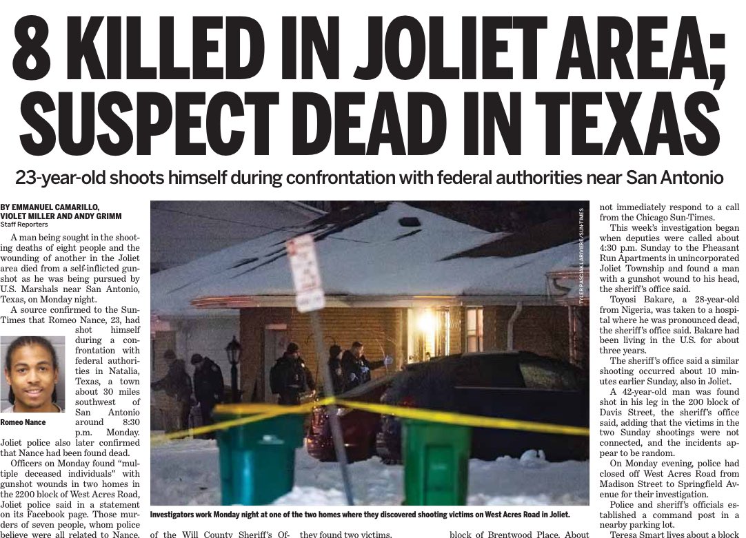 SafeSuburbsUSA's tweet image. The shooter that killed 8 yesterday was out on bond for other violent crimes. See how this works? Letting violent criminals on the street causes death. These 8 people are alive today if the shooter had been kept in jail like he should have been.