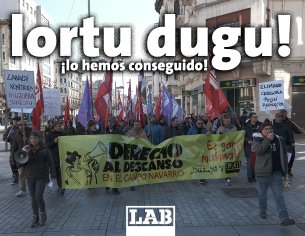 labzerbitzunafa's tweet photo. Lortu dugu!! Landa eremuko langileen borrokari esker, sektoreko hitzarmena nabarmen hobetuko da, altsedenaldirako eskubidea bermatuta, igoera salarialak KPIari lotuta eta beste hainbat neurri abusuzko egoerak eta prekarietatearekin amaitzeko bideratuta. Borrokak merezi du! https://t.co/JK9ArLlm5u