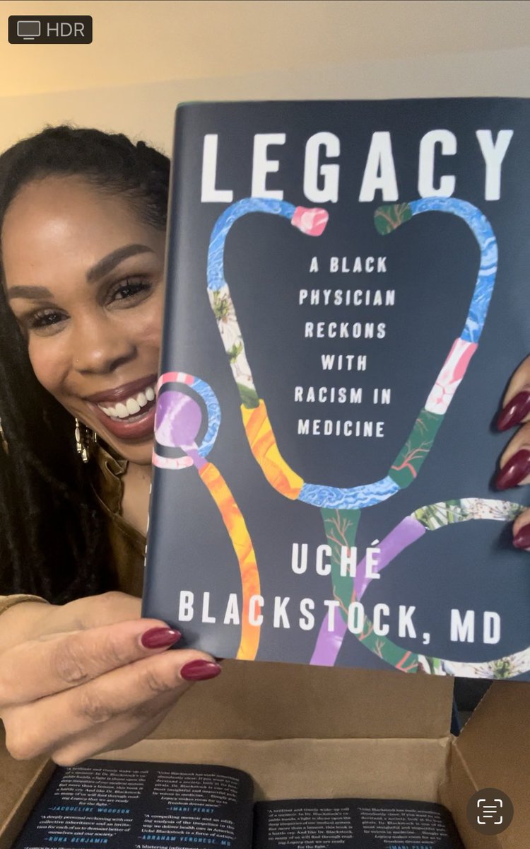 It’s my pub day! 📚 🎉🥳 My new book LEGACY: A Black Physician Reckons with Racism in Medicine 🩺 is finally out in the world and available everywhere books are sold!! If you haven’t snagged your copy of LEGACY yet👉🏿 penguinrandomhouse.com/books/705871/l…! @VikingBooks