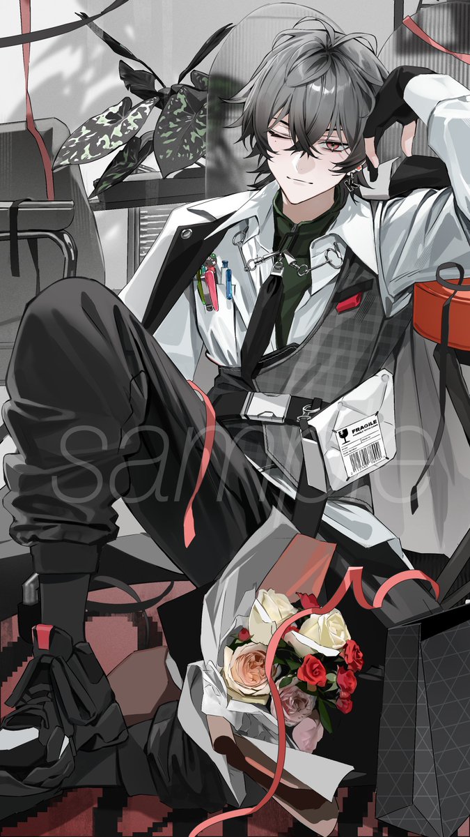 Neo-Porte2期生、久我レオさん()の2023誕生日記念イラストを描かせ