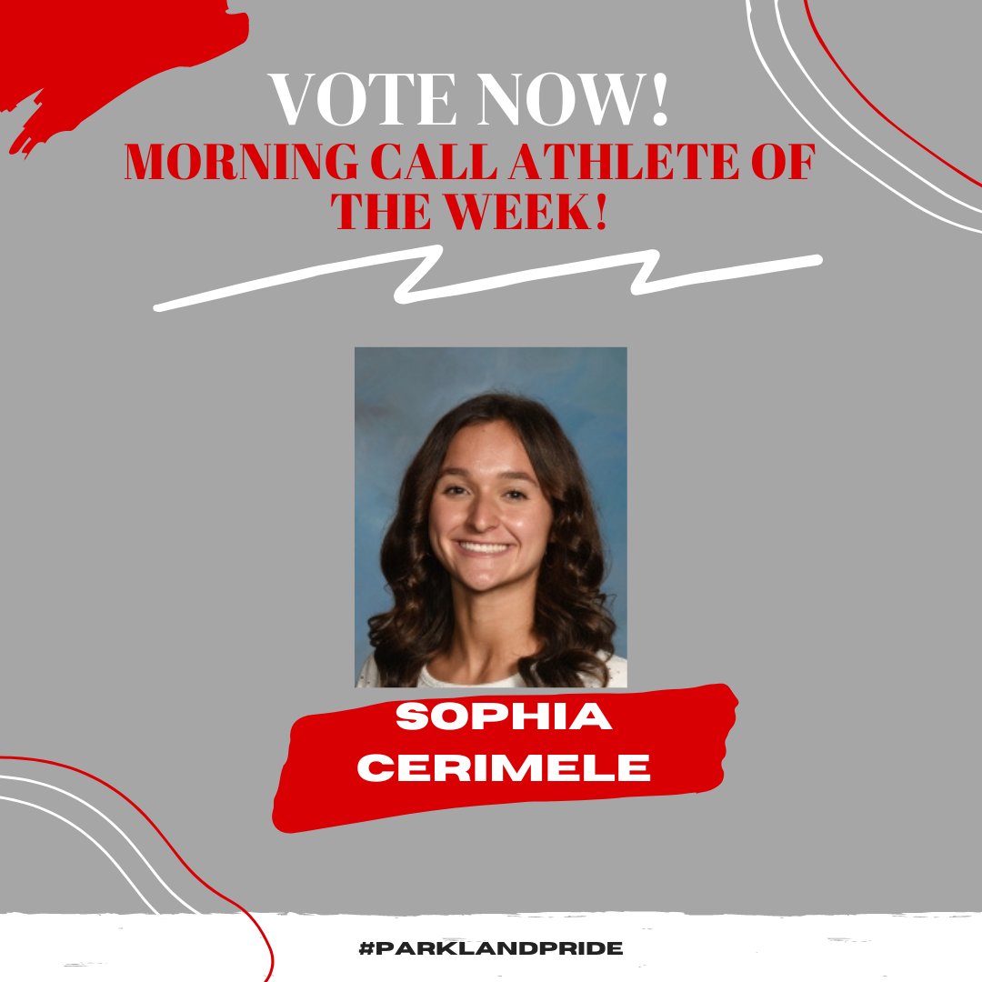📢 Congratulations to PHS student-athlete, Sophia Cerimele, on being nominated for the Morning Call Athlete of the Week! Vote now and vote often for Sophia to win! Vote at the link in our bio or here: trst.in/VcEEdf