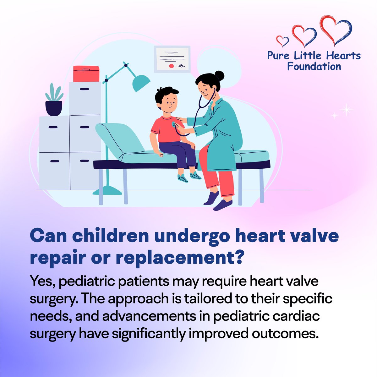 Discover the intricacies of heart valve repair and replacement. Explore advanced medical insights into these transformative procedures that enhance cardiac health. Stay informed for a healthier heart.

#PureLittleHeartsFoundation #HealthyHearts