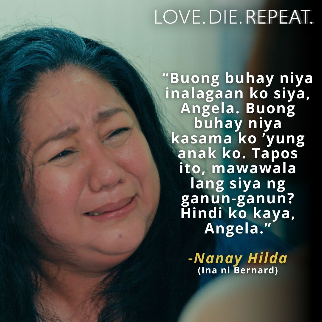 GMADrama's tweet image. Mother's greatest fear is losing their child. Damang-dama ang sakit na nararamdaman ni Nanay Hilda! 😭💔

#LoveDieRepeat | Weeknights at 8:50 PM on GMA Prime
#LDRPagluluksaNgIna