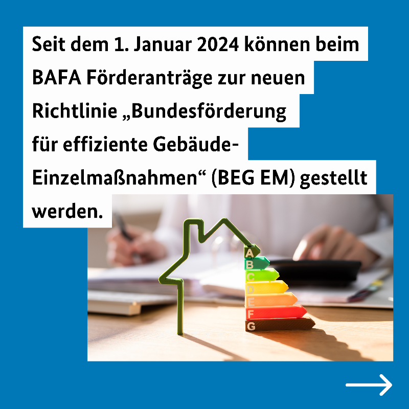BAFA_Bund's tweet photo. Die Bundesförderung für effiziente Gebäude (BEG) 🏠🏢  ist neu aufgestellt.