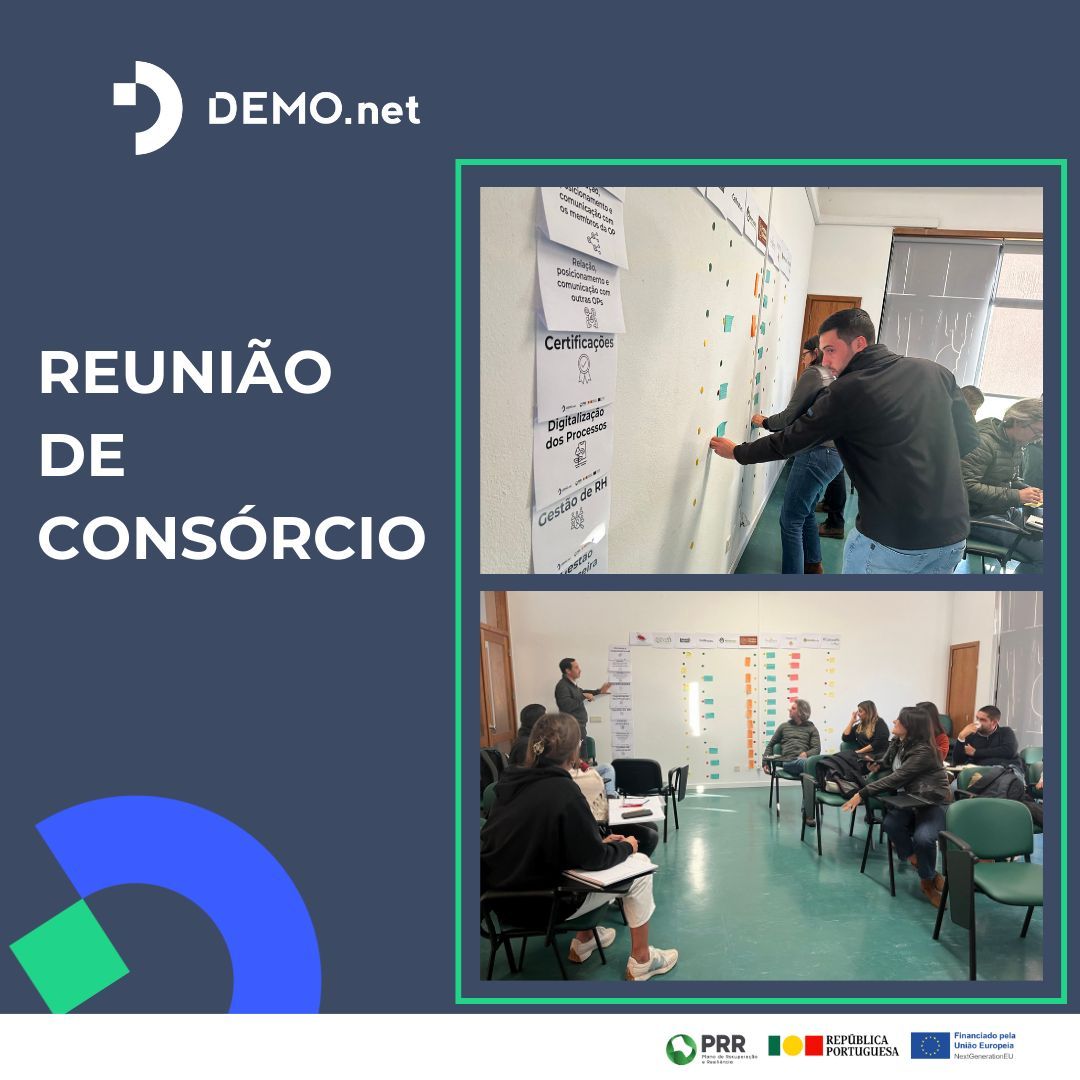 🔊 No passado dia 18 de dezembro de 2023, os parceiros do projeto #DEMONET estiveram reunidos no COTHN, em Alcobaça. Nesta reunião presencia, foi iniciado o processo de auscultação das Organizações de Produtores envolvidas

#demonet #agricultura #inovação #sustentabilidade