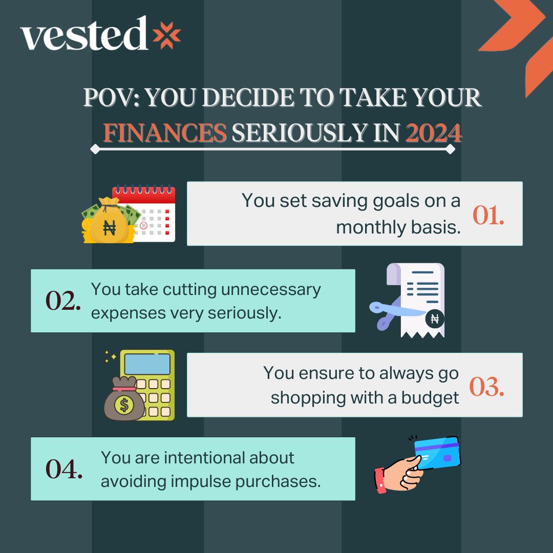 Your mantra for the year: "Standing on business" We love to see you taking it seriously!😁. Click the link in our bio to access a plethora of financial articles and playbooks curated just for you.

#vestedng #standingonbusiness #financialtips #financialwellbeing