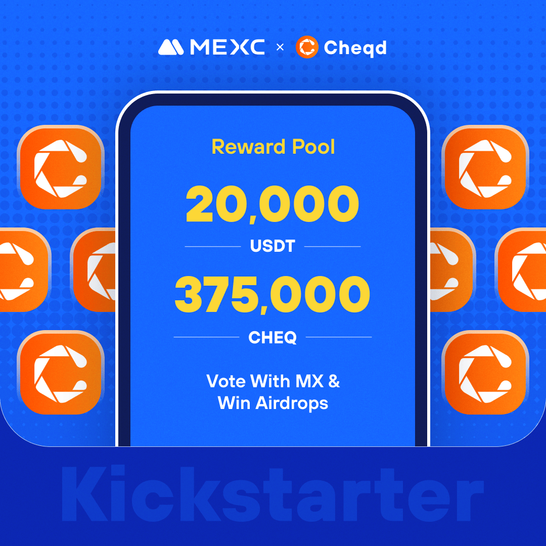 .@cheqd_io a privacy-preserving payment and credential network, is coming to #MEXCKickstarter 🚀 🗳Vote with $MX to share massive airdrops 📈 $CHEQ/USDT Trading: 2024-01-24 12:00 (UTC) Details: mexc.com/en-US/support/…
